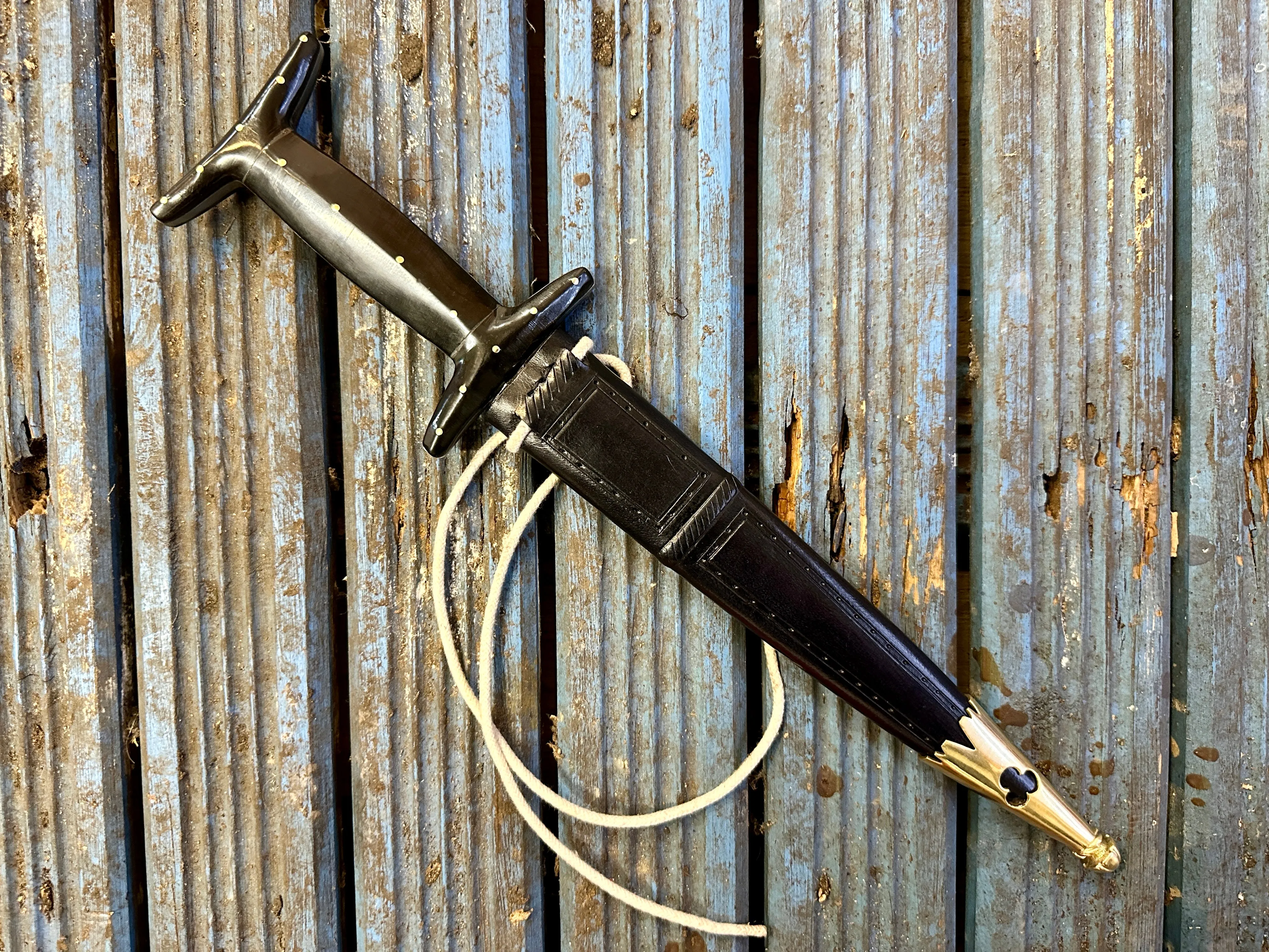 14th-15th Century Italian Horn Baselard