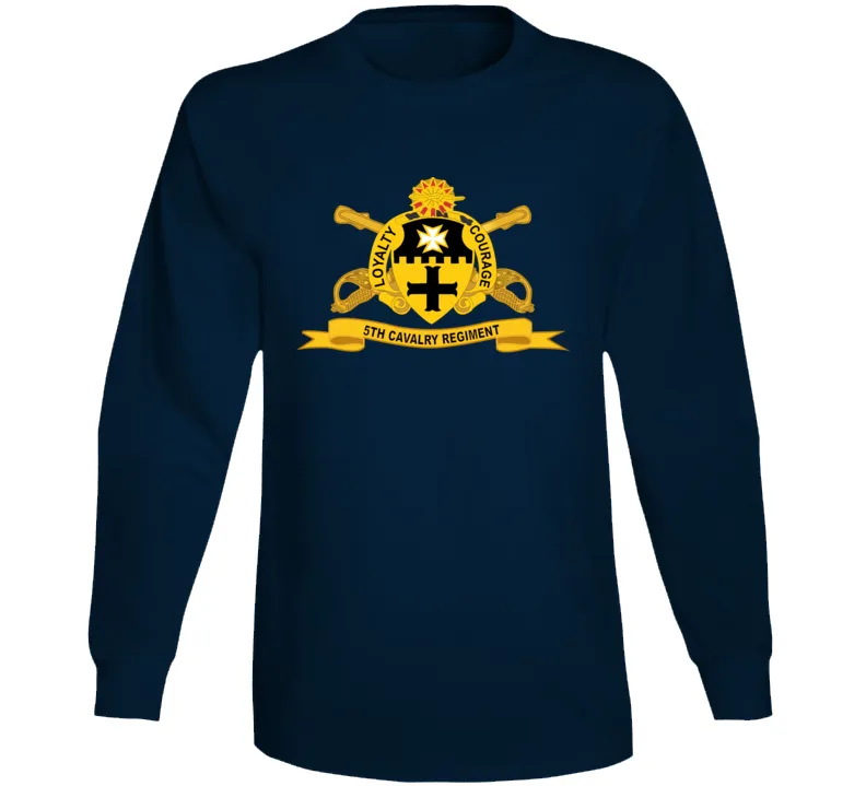 5th Cavalry Regiment W Br - Ribbon Long Sleeve
