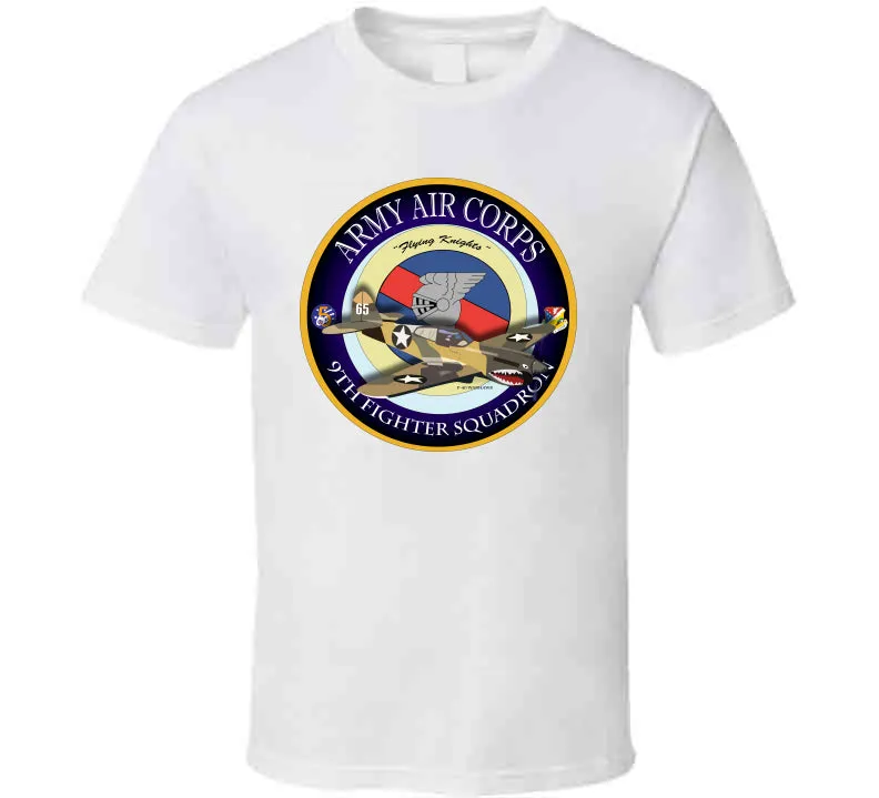 9th Fighter Squadron - Flying Knights - P-40 T Shirt, Premium and Hoodie