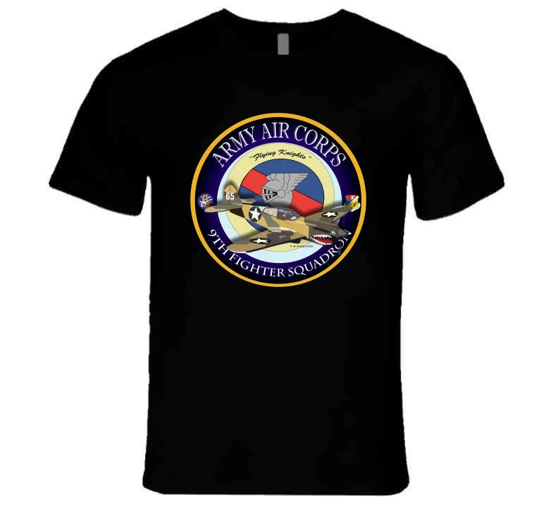 9th Fighter Squadron - Flying Knights - P-40 T Shirt, Premium and Hoodie