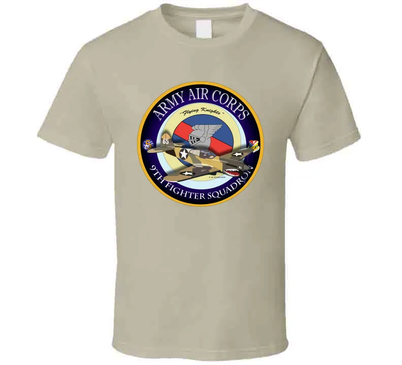 9th Fighter Squadron - Flying Knights - P-40 T Shirt, Premium and Hoodie