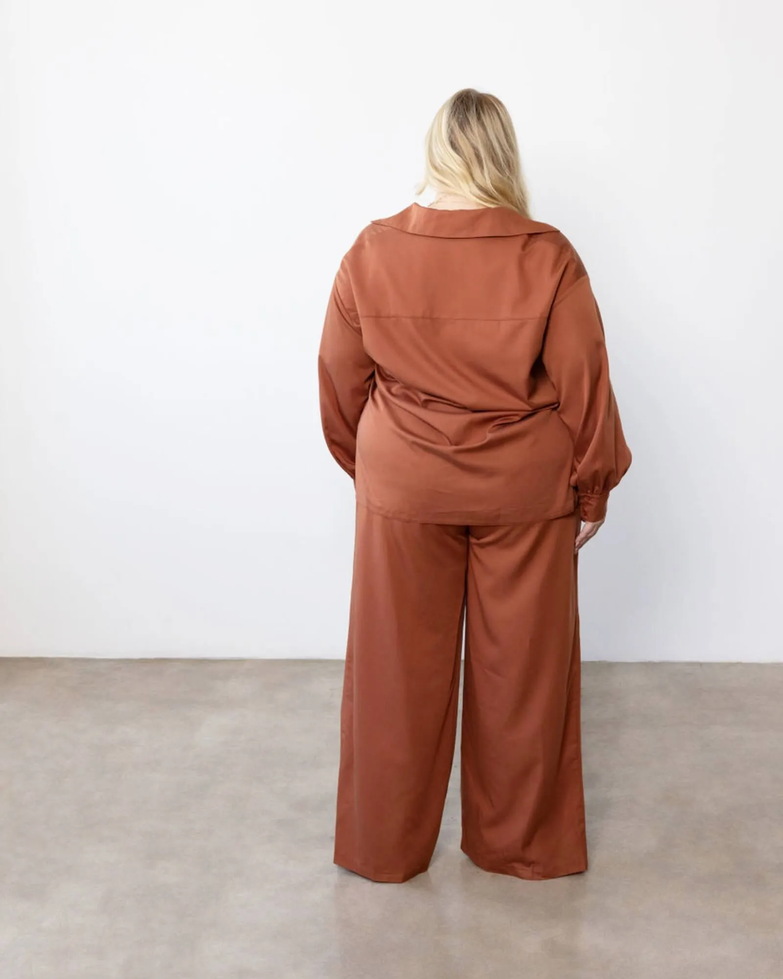 Adele Tencel Shirt | Chocolate