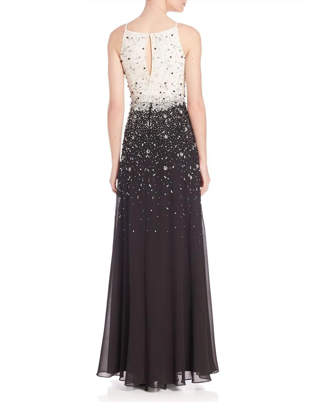 Aidan Mattox - Beaded Chiffon Long Dress MD2E201123