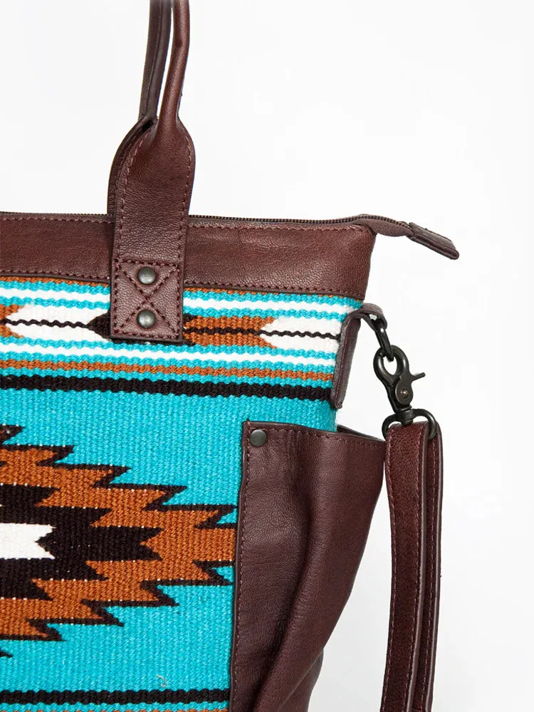 American Darling Conceal Carry Aztec Turquoise Purse