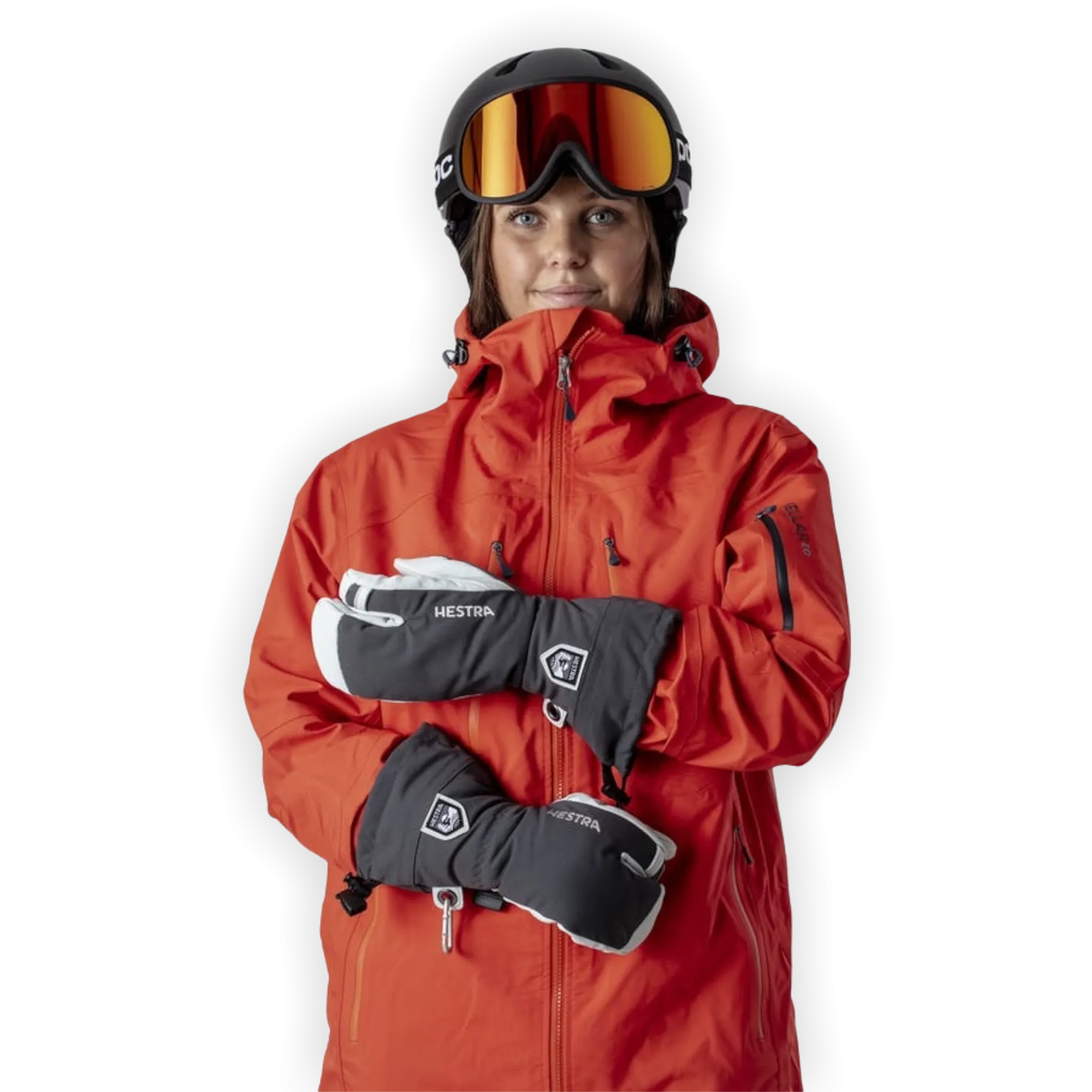 Army Leather Heli Ski 3-finger