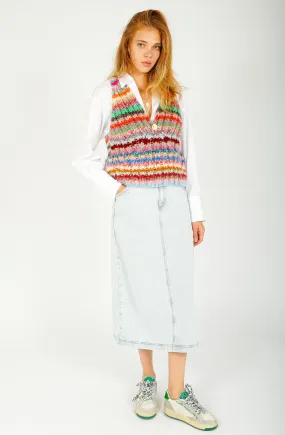 AV Joybird Skirt in Winter Bleached