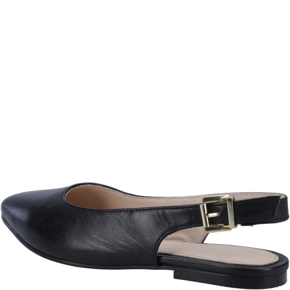 Black Demi Slingback Ballerinas