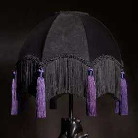 Blaire Gothic Baroque Lampshade - Midnight Purple