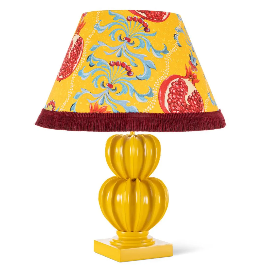 Botany Yellow Table Lamp & Melagranata Shade - MINDTHEGAP