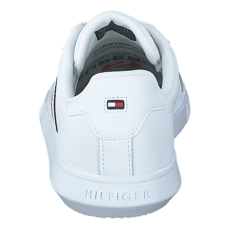 Corporate Cup Leather Stripes White