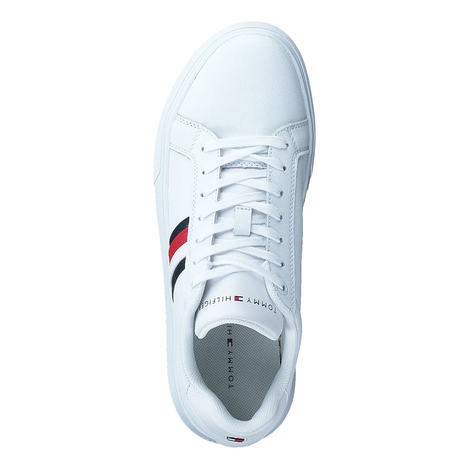 Corporate Cup Leather Stripes White
