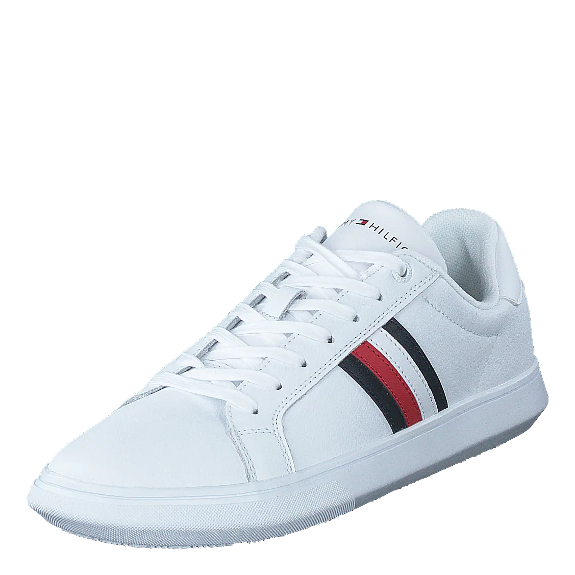 Corporate Cup Leather Stripes White