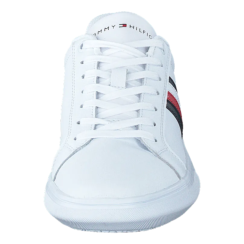 Corporate Cup Leather Stripes White