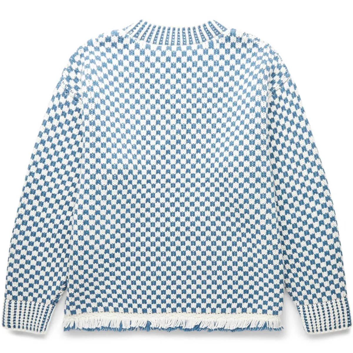 FRINGE CHECK PULLOVER