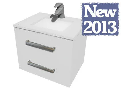 Henry Brooks - Wall Hung Vanity Strata Duo 600