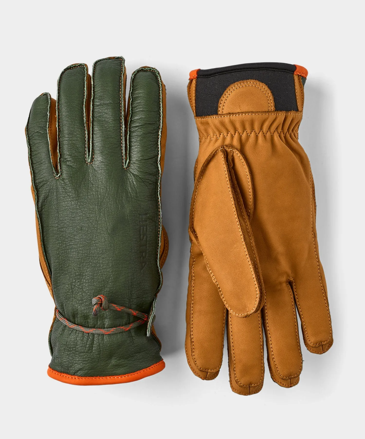 Hestra Wakayama Glove in Forest/Cork