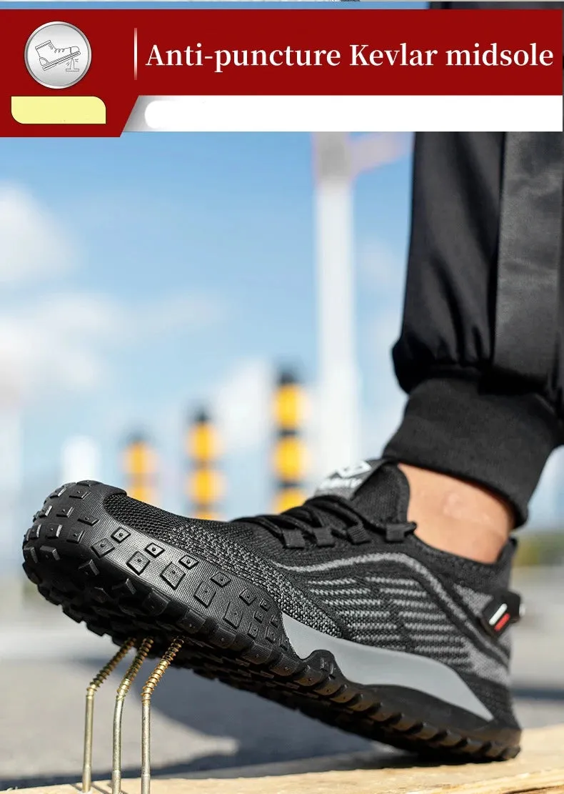 Insulation 6KV Men's Work Safety Shoes Indestructible Breathable Work Sneakers Anti-puncture Protective Boots