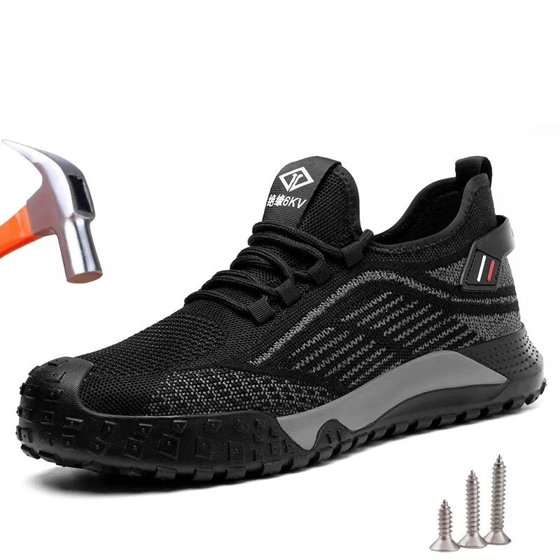 Insulation 6KV Men's Work Safety Shoes Indestructible Breathable Work Sneakers Anti-puncture Protective Boots