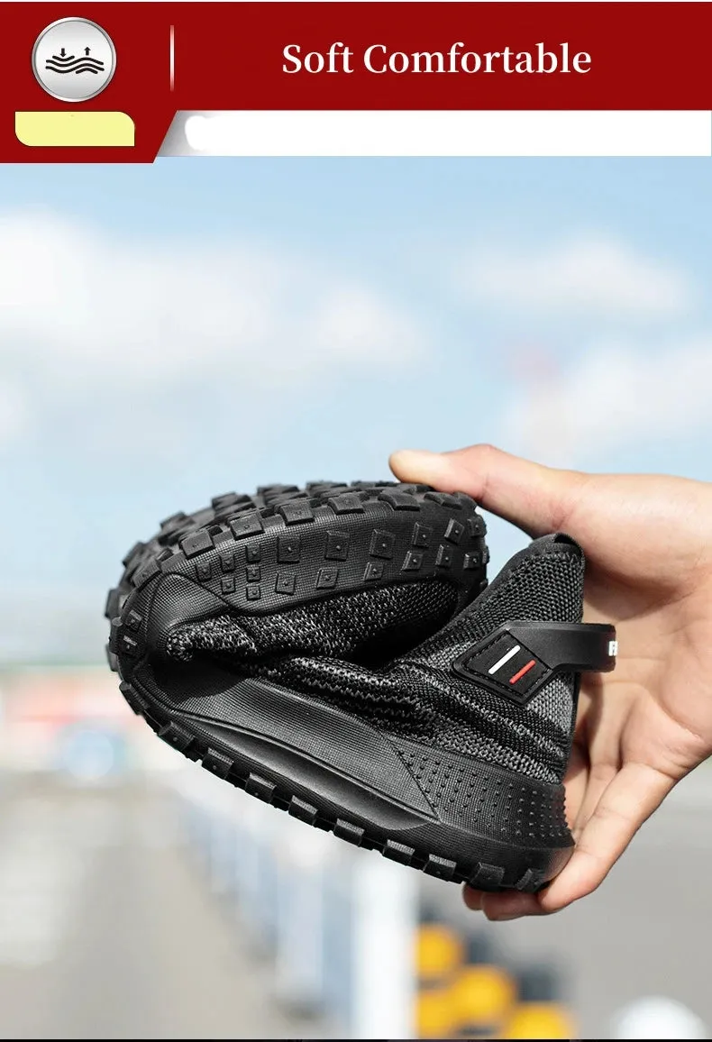 Insulation 6KV Men's Work Safety Shoes Indestructible Breathable Work Sneakers Anti-puncture Protective Boots