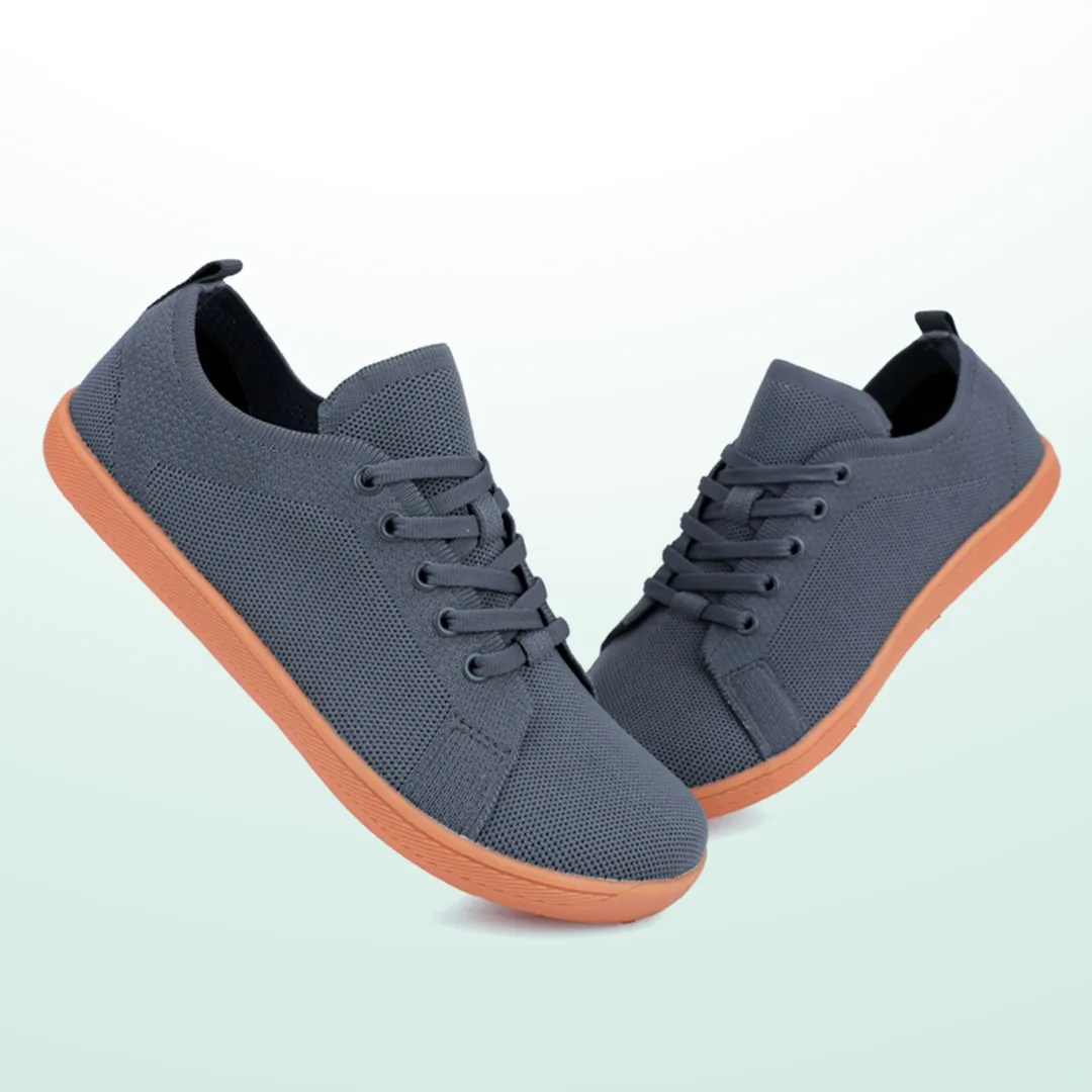 Lorry Vamp Barfuschuhe Knit Grau - Natürliche Erleichterung