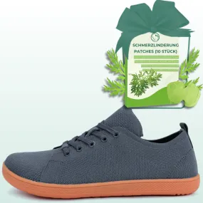 Lorry Vamp Barfuschuhe Knit Grau - Natürliche Erleichterung