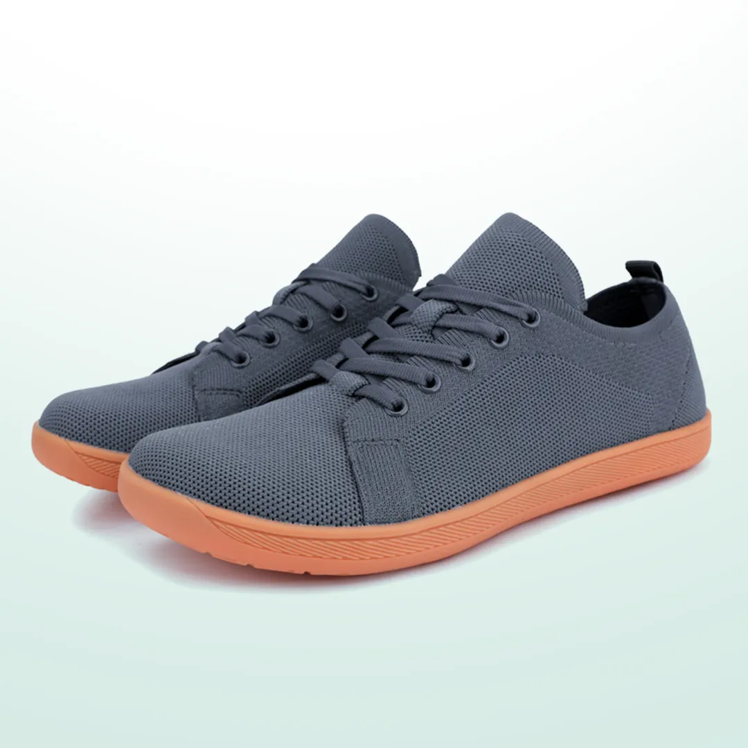 Lorry Vamp Barfuschuhe Knit Grau - Natürliche Erleichterung