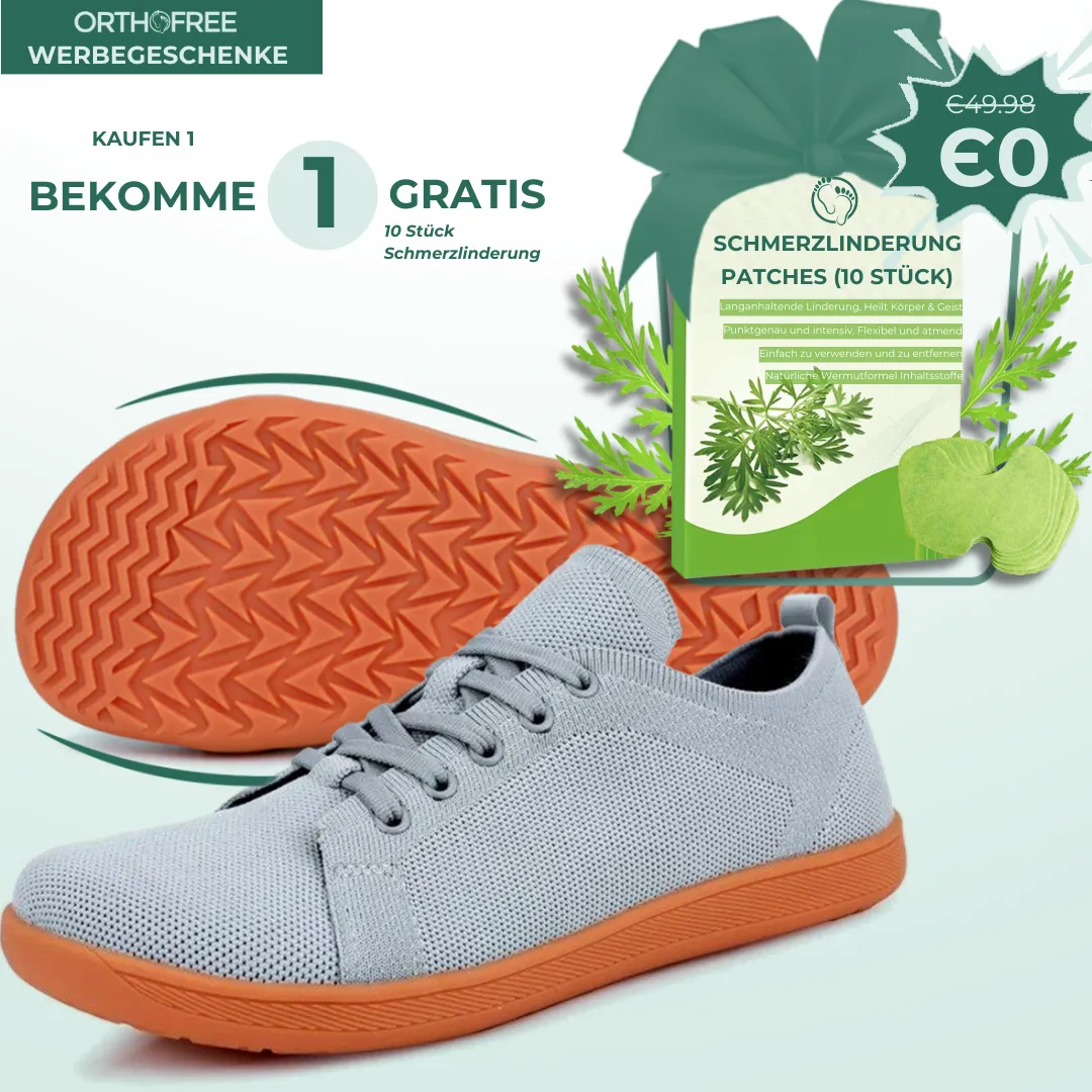 Lorry Vamp Barfuschuhe Knit Hellgrau - Wunderbar Fu und Kruterzauber
