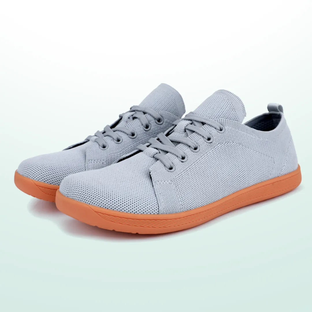 Lorry Vamp Barfuschuhe Knit Hellgrau - Wunderbar Fu und Kruterzauber