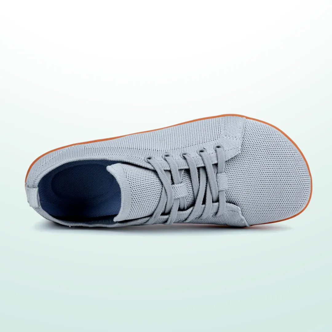 Lorry Vamp Barfuschuhe Knit Hellgrau - Wunderbar Fu und Kruterzauber