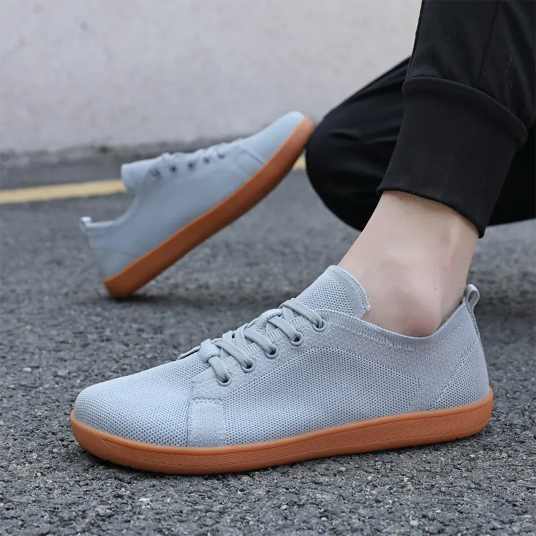Lorry Vamp Barfuschuhe Knit Hellgrau - Wunderbar Fu und Kruterzauber