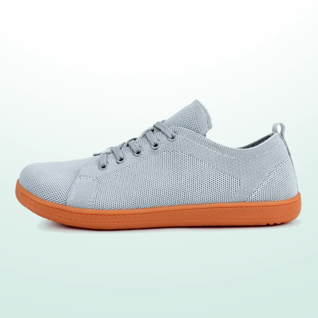 Lorry Vamp Barfuschuhe Knit Hellgrau - Wunderbar Fu und Kruterzauber