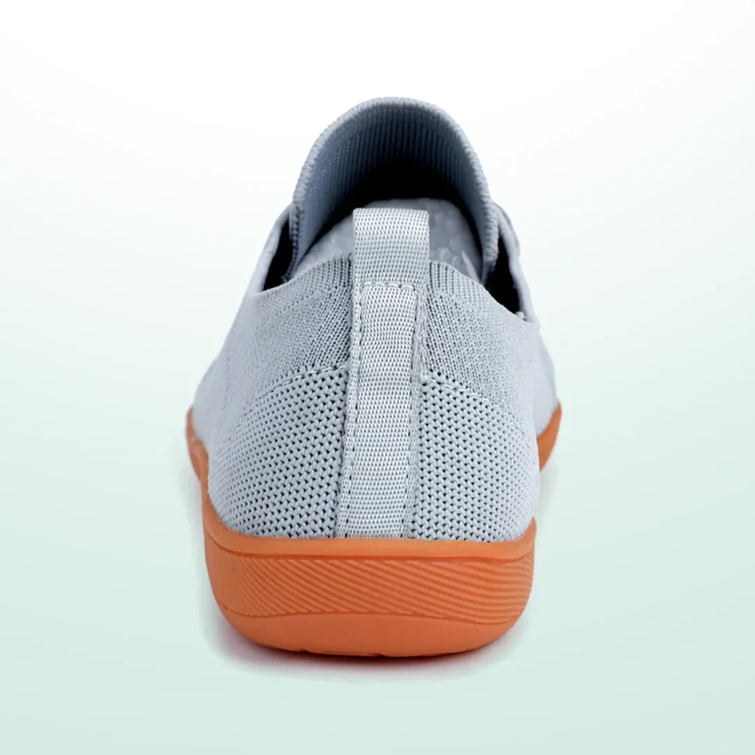 Lorry Vamp Barfuschuhe Knit Hellgrau - Wunderbar Fu und Kruterzauber