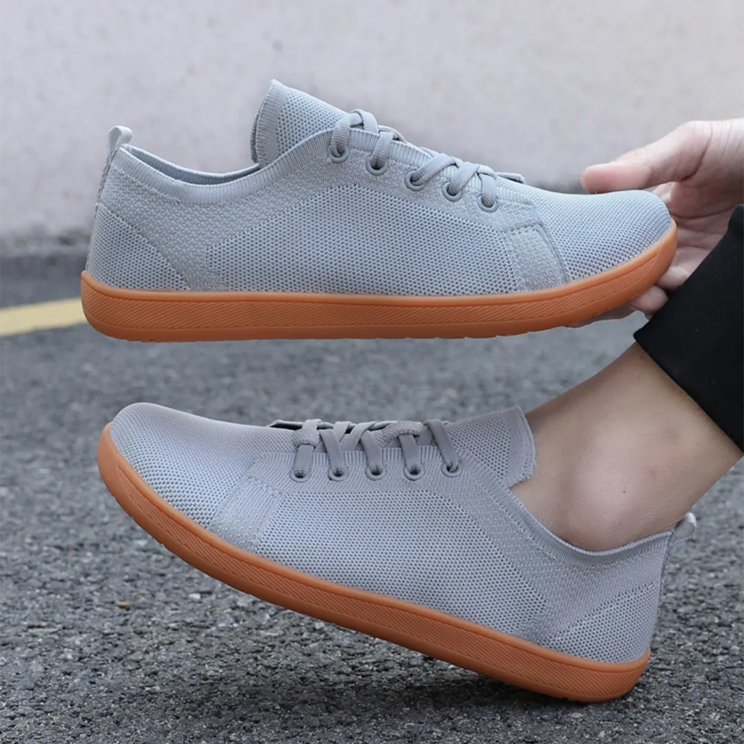 Lorry Vamp Barfuschuhe Knit Hellgrau - Wunderbar Fu und Kruterzauber