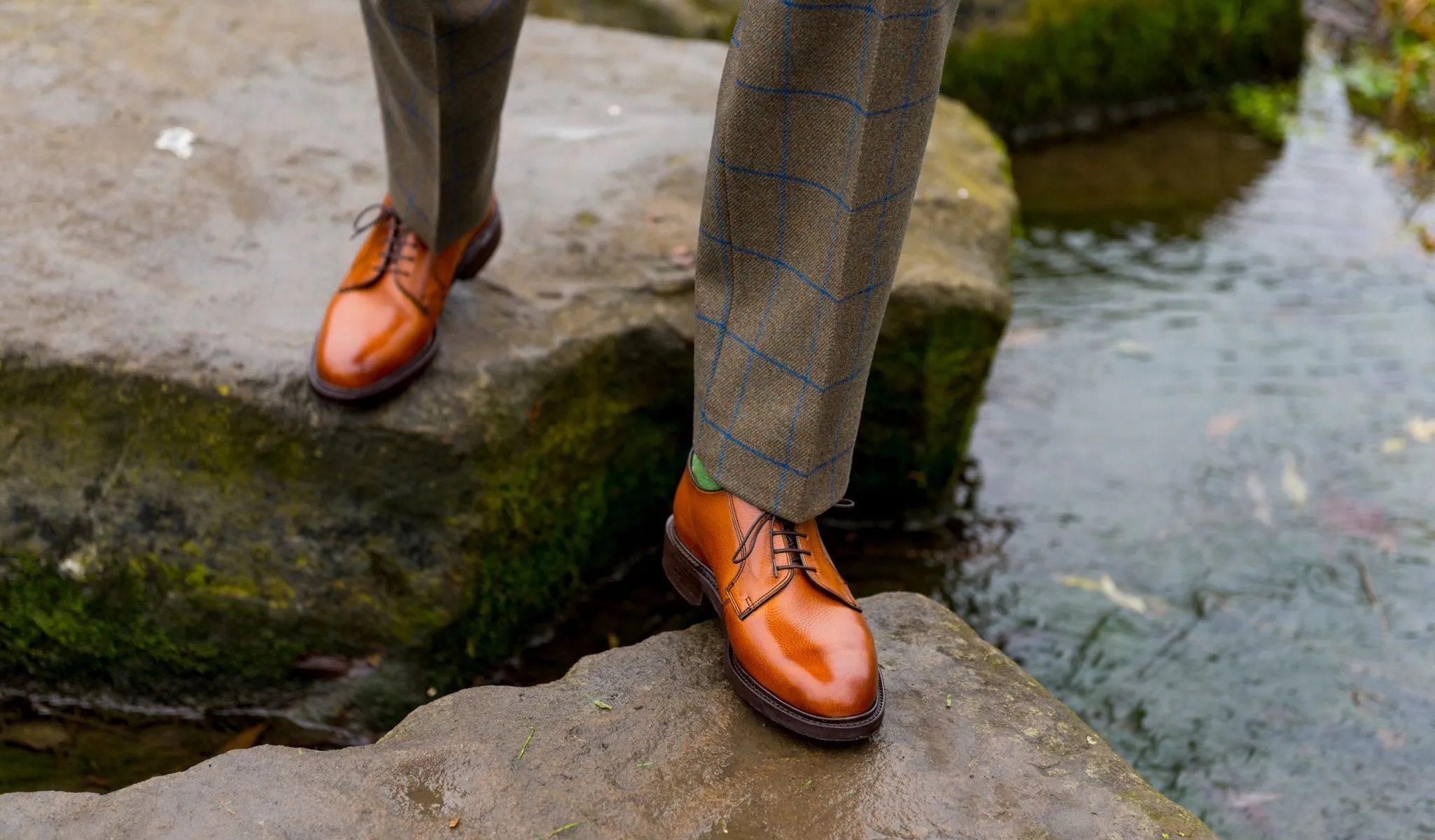 Nairn - Black Calf Mens Derby Shoes