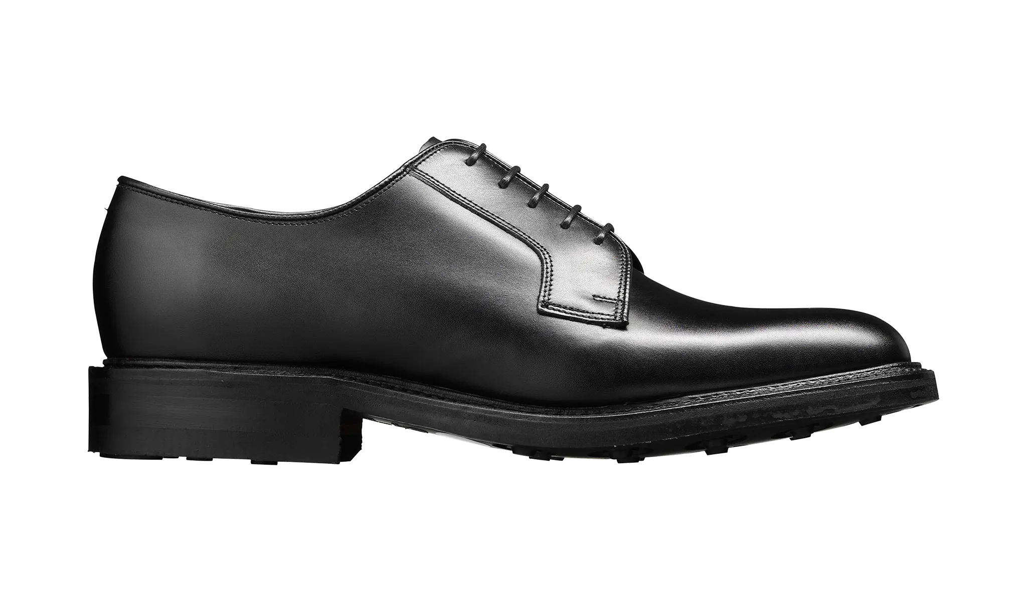 Nairn - Black Calf Mens Derby Shoes