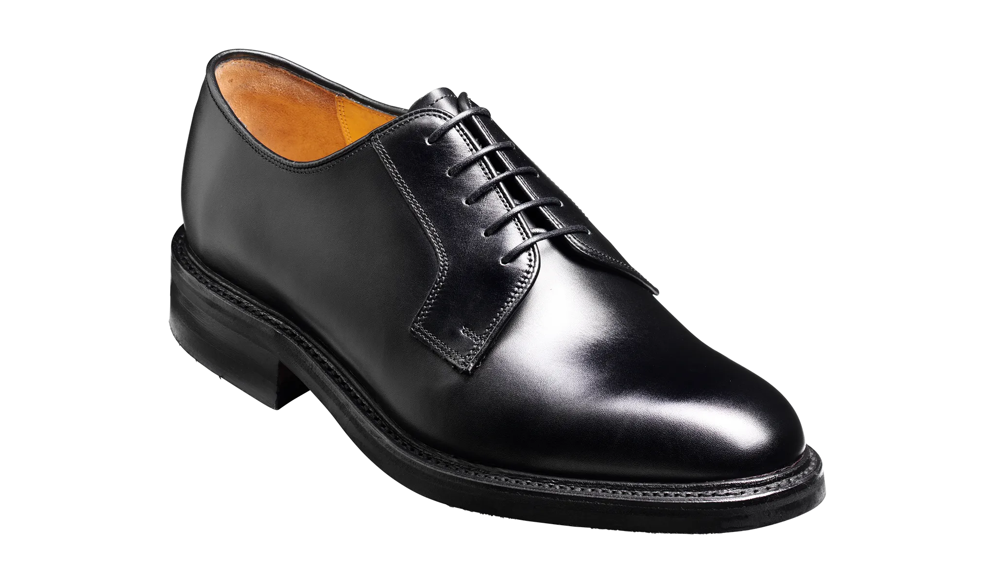 Nairn - Black Calf Mens Derby Shoes