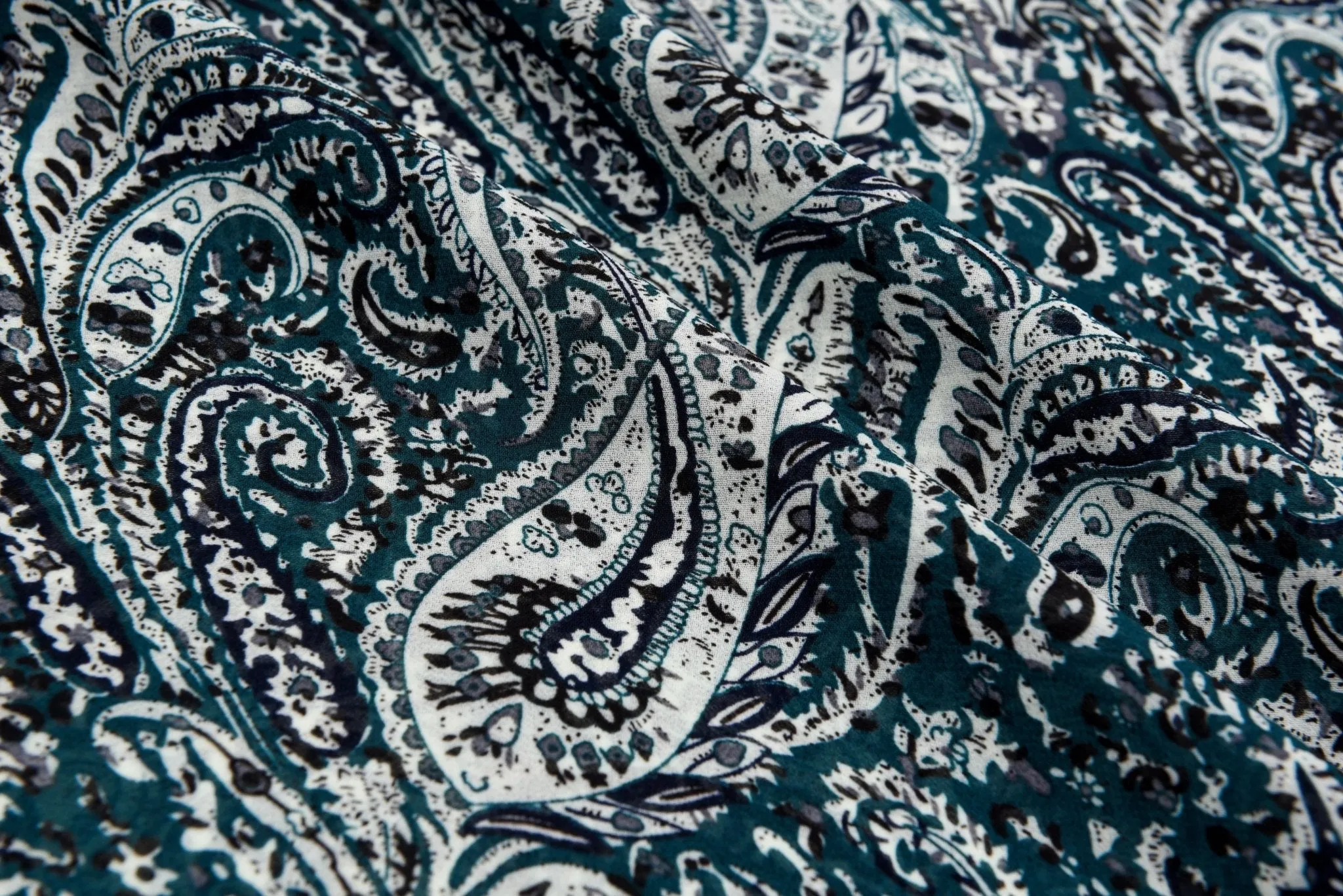 Paisley Chiffon Georgette Digital Print Fabric - #231