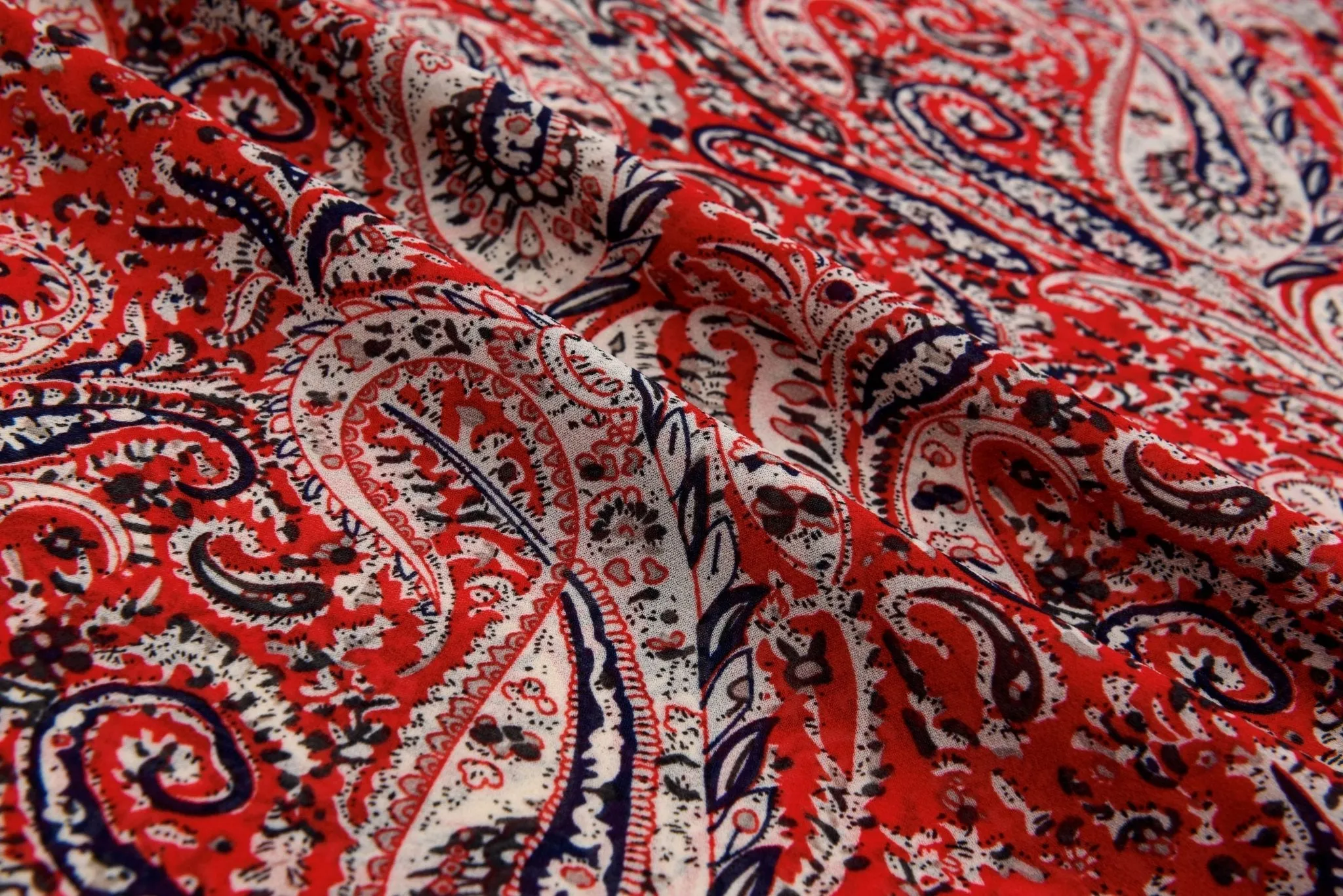 Paisley Chiffon Georgette Digital Print Fabric - #231