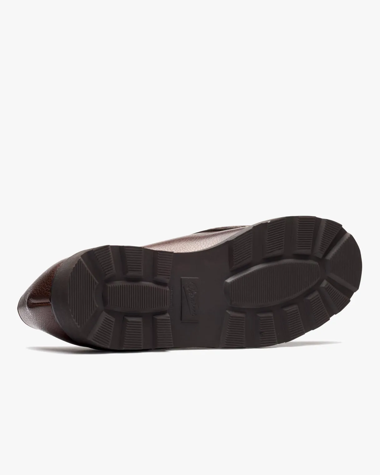 Paraboot Michael Piped Seam Derby Shoe - Grainé bène / Marche Marron