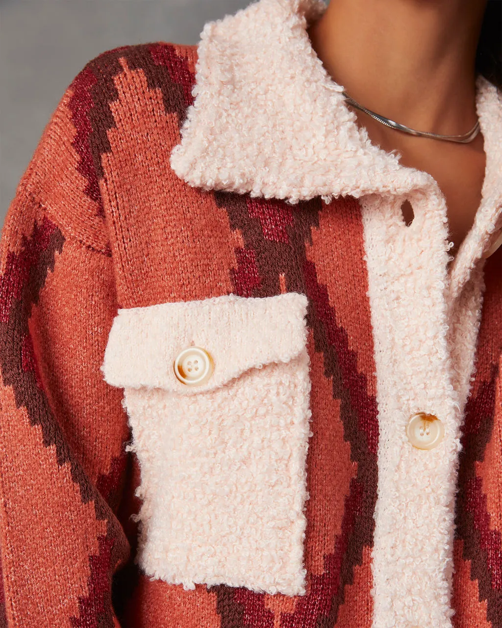 Parkside Patterned Knit Jacket