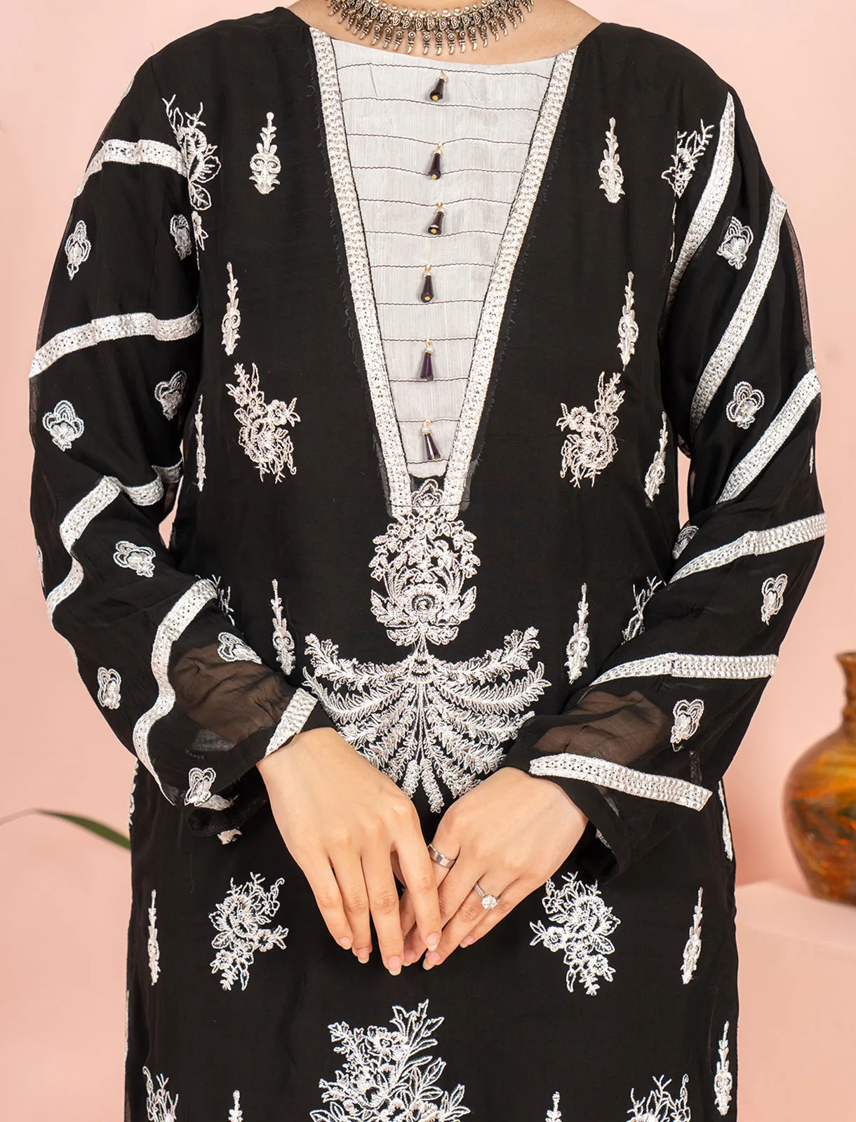 "BAHAR" Chiffon Festive Collection Two Piece Suit