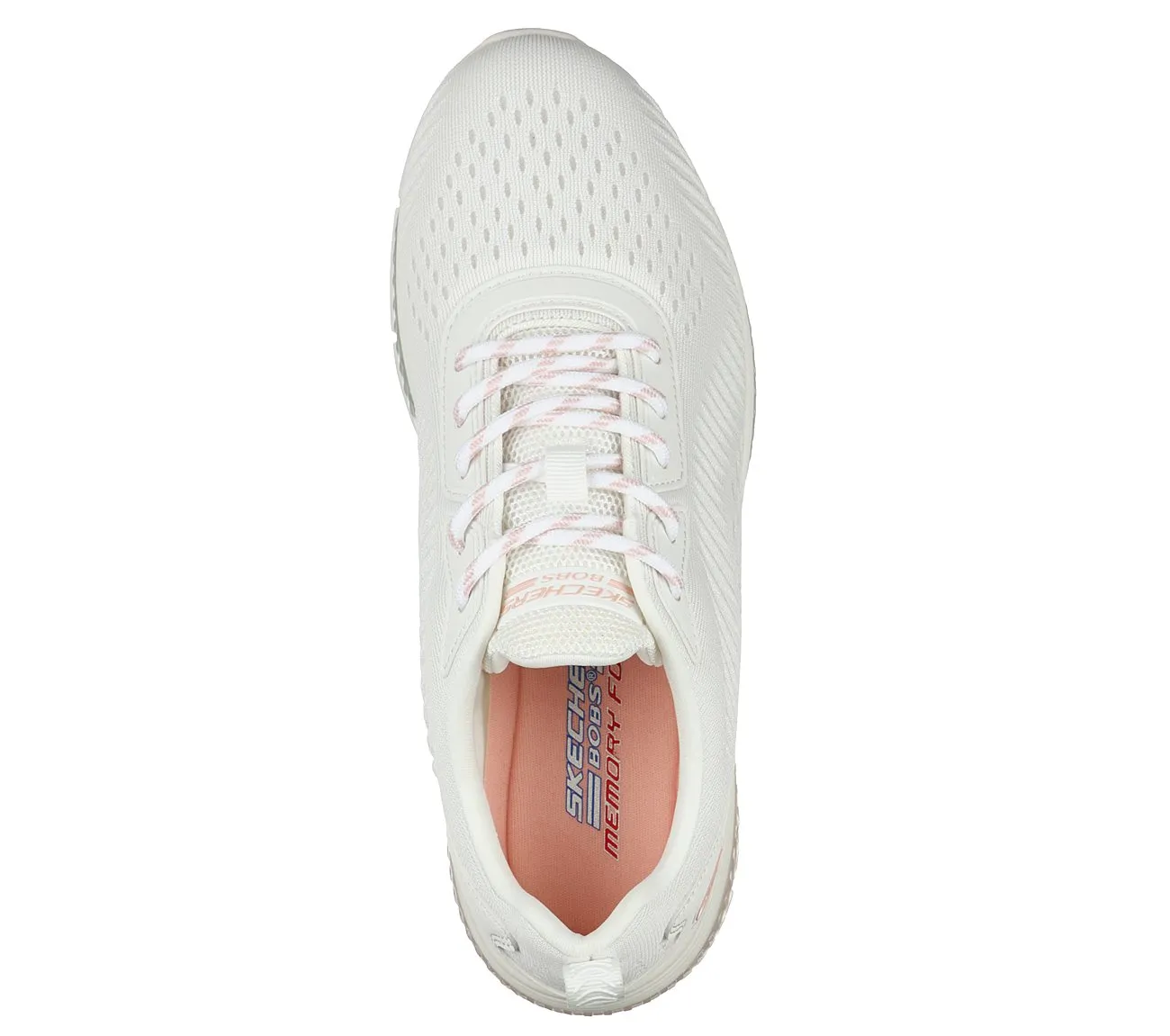 Skechers Womens Bobs Sport Squad Gamma Trainers - White