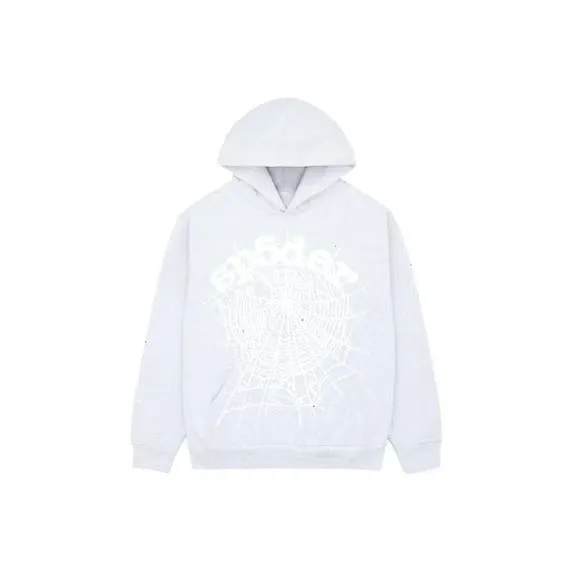 Sp5der OG Web Hoodie Heather Grey
