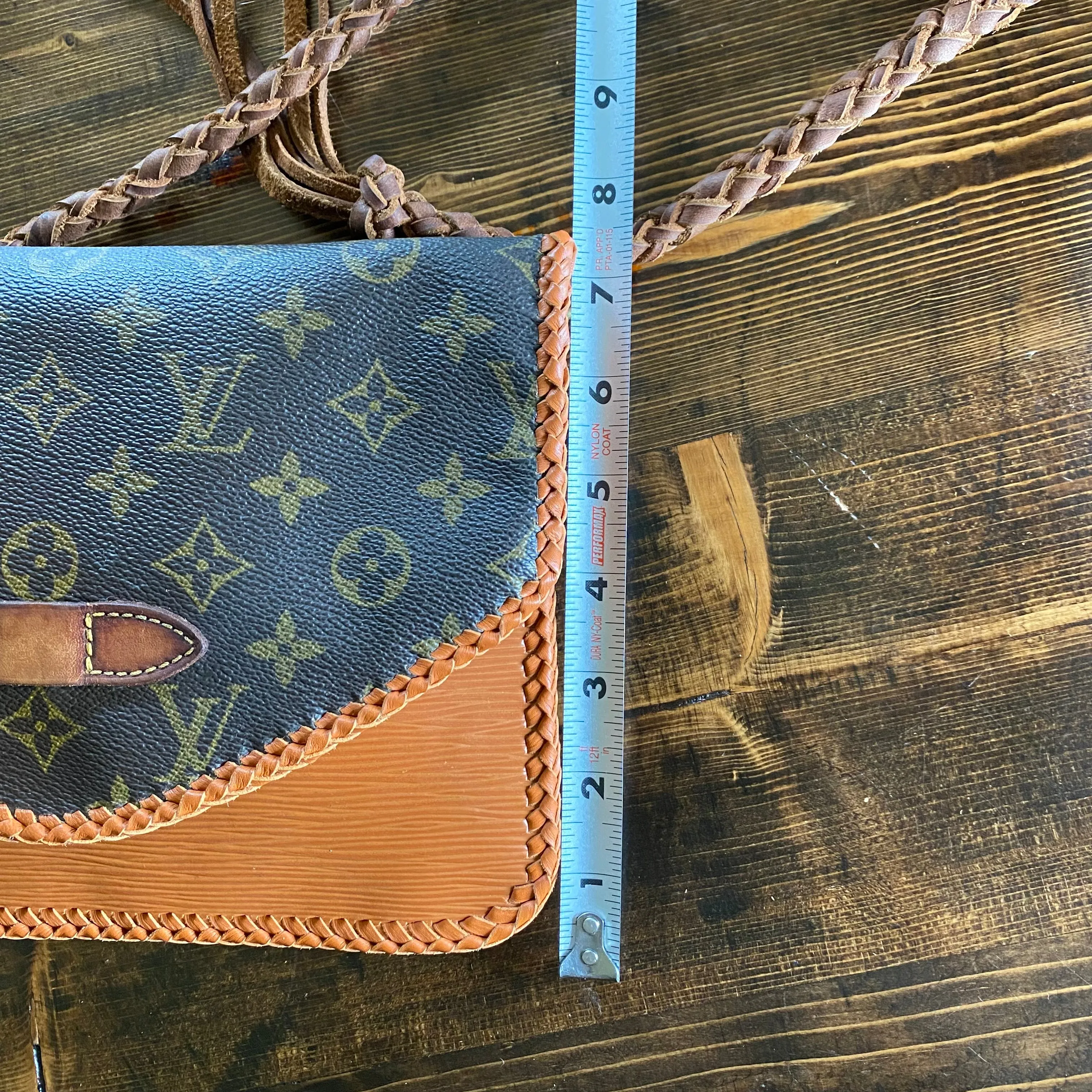 The Peacock Compact Messenger - Vintage Monogram and Caramel Epi Combo