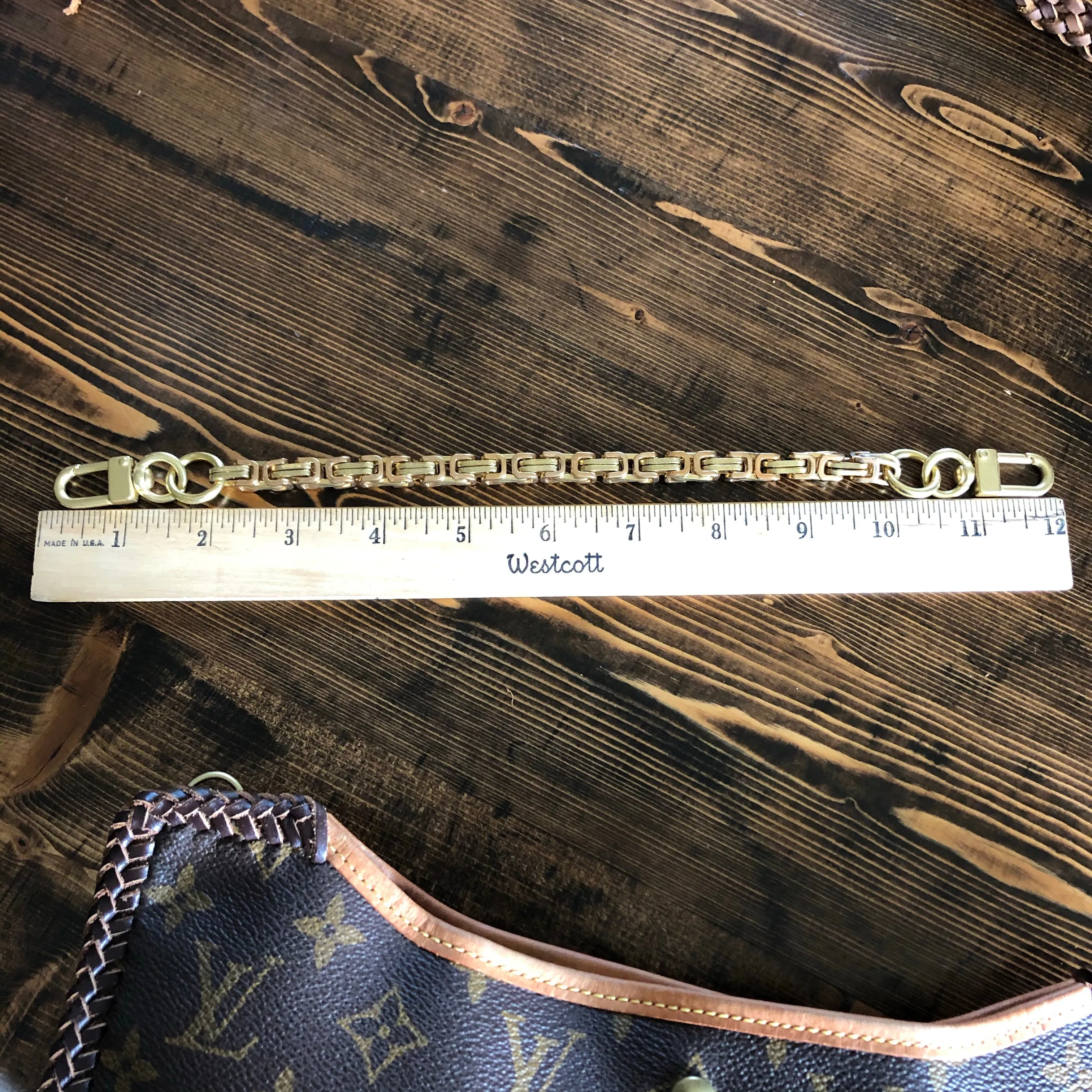 The Peacock - Vintage Monogram Hobo Tote